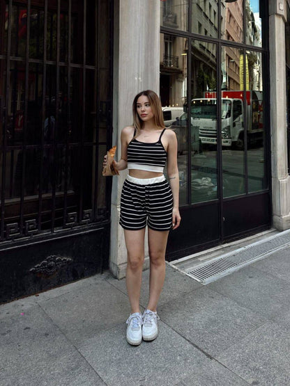 Set tuta te shkurtra + crop (2 ngjyra)